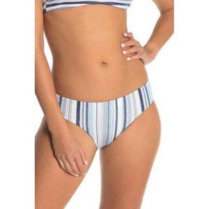 Splendid NWOT S Line of Sight Retro Bikini Bottoms Blue Stripe